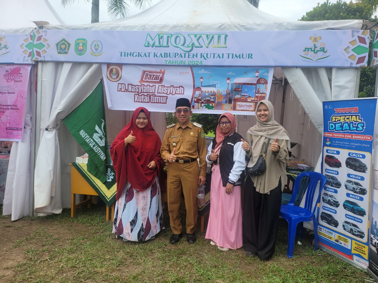 Stand Nasyiatul Aisyiah Jadi Primadona MTQ Kutim 2024, Bupati pun Terpesona!