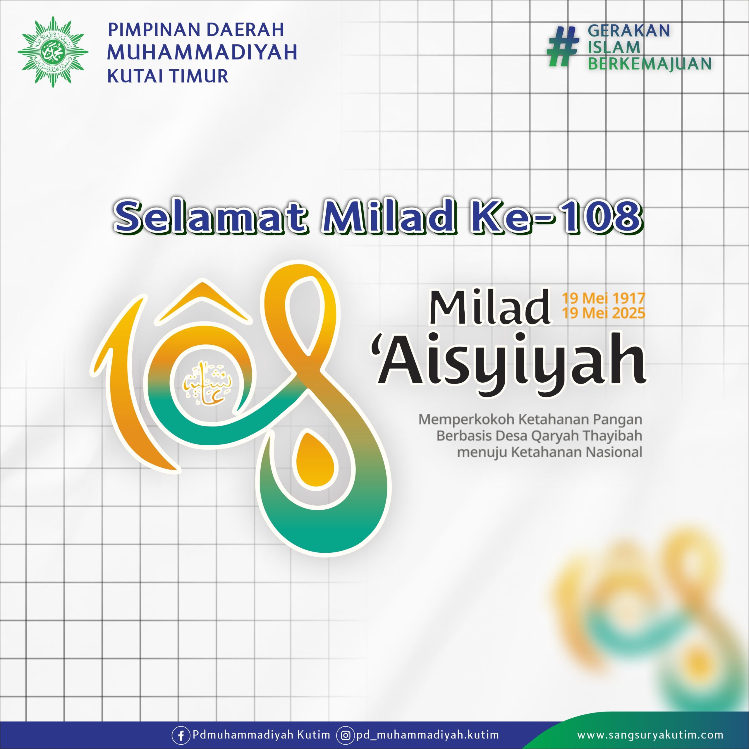 Selamat Milad ke-108 ‘Aisyiyah